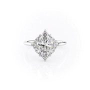 1.50 CT Marquise Cut Moissanite Engagement Ring Mapple Gems